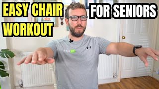 Get Fit at Home with This 45Minute Senior Chair Workout  Stay Active with Simple Exercises [upl. by Sirtemed]