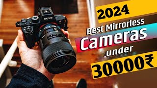 Top 3 Dslr And Mirrorless Camera Under 30000 In 2024⚡️⚡️⚡️  Best Budget Camera For Videos [upl. by Grindle]