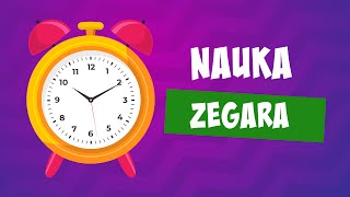 Nauka zegara dla dzieci ⌚ Zegar dla dzieci [upl. by Iadrahc]