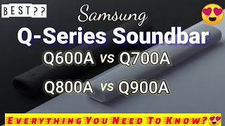 QSeries Soundbar Q600A vs Q700A vs Q800A vs Q900A  Who is Best   Comparison  Tech Axis [upl. by Noit]