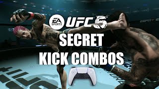 UFC 5  EASY SECRET KICK COMBOS [upl. by Gnart932]