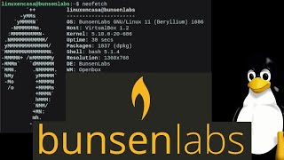 Probando bunsenlabs Linux  Beryllium 32 bits  VirtualBox [upl. by Trinl]