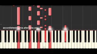 Piano Tutorial  Tiziano Ferro La fine [upl. by Aryad]