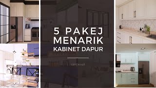 5 Pakej Kabinet Dapur  Cantikwall [upl. by Ahcas28]