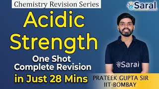 Acidic Strength in Organic Chemistry  Quick Revision by Prateek Sir  Class 11 JEE amp NEET  eSaral [upl. by Della147]