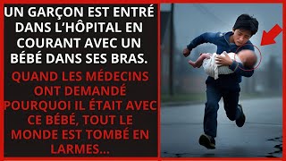 GARÇON ARRIVE À L’HÔPITAL DÉSESPÉRÉ AVEC UN BÉBÉ SUR SES GENOUX ET LES MÉDECINS SONT CHOQUÉS QUAND [upl. by Sharma641]