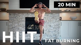 20 Minute Fat Burning HIIT Workout at Home  NO REPEATS NO EQUIPMENT [upl. by Deehan242]