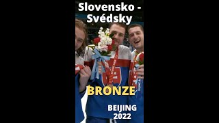 Slovakia  Sweden Beijing 2022 ICE HOCKEY Slovensko  Svédsky [upl. by Bobbye810]