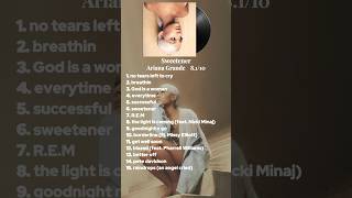 Ariana Grande Sweetener Album Ranking PART 2 arianagrande sweetener albumranking shorts [upl. by Ettedualc708]