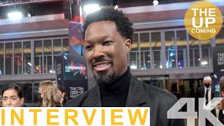 Corey Hawkins on The Tragedy of Macbeth Joel Coen diversity at London Film Festival interview [upl. by Torbert]