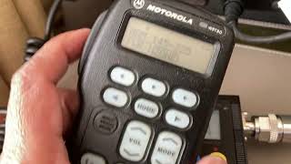 Motorola Astro Spectra Plus W3 VHF Power Output Test [upl. by Nehtan]