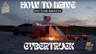 BEACH DRIVING TIPS CYBERTRUCK DONT GET STUCK [upl. by Inuat]