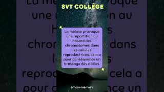 FLASHCARD SVT Collège 2333 mémoire commentmemoriser brevet college dnb science quiz [upl. by Samuelson]