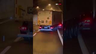 LKW Unfall im Tunnel tunnel unfall [upl. by Swain185]