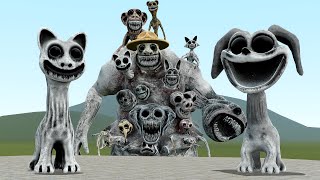 NEW SMILE DOG MONSTER ZOONOMALY COMBINED In Garrys Mod [upl. by Annhoj599]