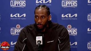 Kawhi Leonard On The Warriors Defense Disrespecting Russell Westbrook HoopJab NBA [upl. by Joletta]