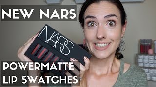 NARS Powermatte Lip Pigments  Lip Swatches  Review [upl. by Weibel]