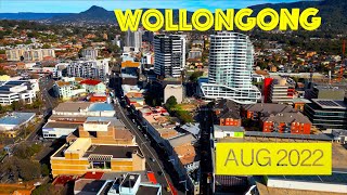 WOLLONGONG city skyline Great Australian Beach City August 2022 [upl. by Anytsyrk]