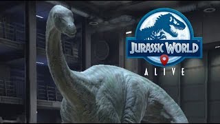 Apatosaurus Gameplay Jurassic World Alive [upl. by Inattirb223]