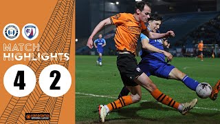 HIGHLIGHTS  FC Halifax Town 4 2 Spireites [upl. by Eric]