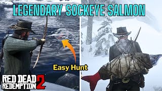 Easy Way to Catch Legendary Fish in Lake Isabella in RDR2 [upl. by Ecineg]