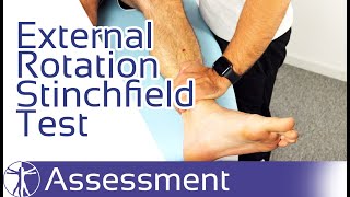 External Rotation Stinchfield Test  Core Muscle Injuries CMI [upl. by Arreip]