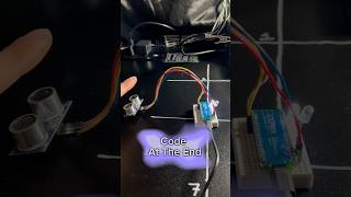 Arduino nano every  HCsr04 ultrasonic distance sensor LED control demo shorts [upl. by Rekcut]