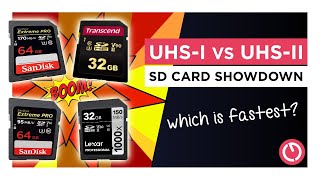 SD Cards  UHSI vs UHSII  Speed Testing Different Cards [upl. by Ellenahs851]