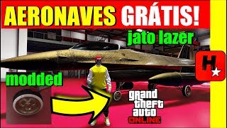 GTA V Glitch como conseguir Qualquer Aeronave de Graça GTA 5 Money Glitch Jato Lazer Grátis [upl. by Wystand]