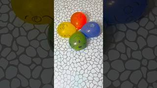 Smiley Balloons Gone Pop 🎈💥 Which One Will Burst First 😊🎉 shorts asmr satisfying [upl. by Theressa]