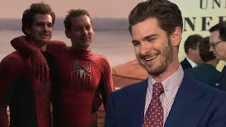 Andrew Garfield Would LOVE to Team Back Up With Tobey Maguire [upl. by Cindee468]