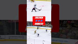 Tracking Ovechkins Hat Trick with Animation hockey shorts [upl. by Hawk]