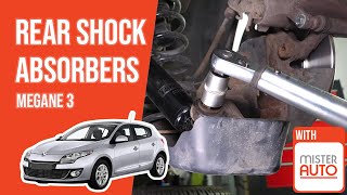 How to replace the rear shock absorbers Megane mk3 ➿ [upl. by Valentia266]