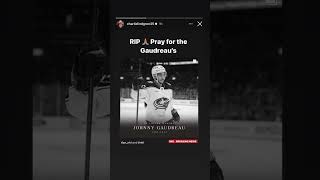 Johnny hockey death  hockey player killed by drunk driver  jimmy hayes shorts breakingnews usa [upl. by Ayatahs642]