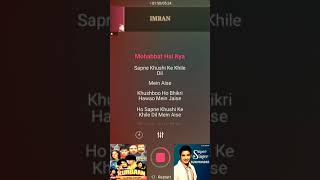 Deewano Se Pucho Mohabbat Hai Kya Video Karaoke Track [upl. by Yelrahc]