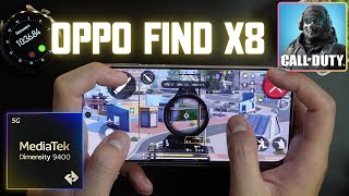 Oppo Find X8 Call of Duty Mobile Test With FPS Meter amp Battery Test [upl. by Andrel]