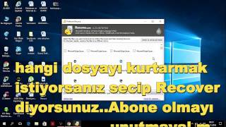 Recuva ile Silinen Dosyaları Geri Yükleme amp Kurtarma [upl. by Inge]