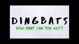 DINGBAT QUIZ 10  Take on our DINGBAT Challenge [upl. by Ahseek]