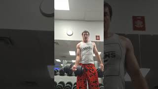 70 pound dumbell curl [upl. by Clarie]