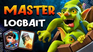 5 Tips To MASTER Log Bait in Clash Royale [upl. by Lerad]