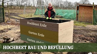 Selbstversorger Hochbeet  Aufstellen und Befüllung des Beets [upl. by Ahseined624]