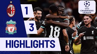 🔴AC Milan vs Liverpool 13 Extended Highlights Pulisic Konate UEFA Champions League 202425 [upl. by Engeddi327]