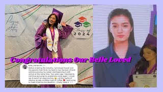 BELLE MARIANO has finally Graduated Congratulations on what you achieved and cheers to more Belle [upl. by Merwyn121]