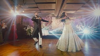 Best Surprise Dance Performance Bride amp Groom  Natasha amp Jaspreet’s Wedding Indian [upl. by Aneger968]