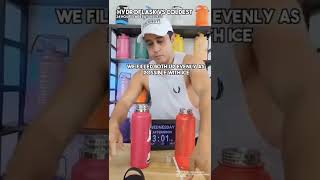 Hydroflask 40oz vs Coldest 40oz hydroflask coldest challenge waterbottle [upl. by Cott]