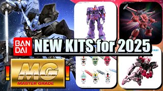 Return Of The Master Grade NEW KITS FOR 2025 MG Gundam Vidar Psycho MKII Z’Gok Seed Freedom [upl. by Nelhsa]