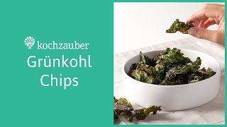 Grünkohl Chips Gesunden Snack selber machen [upl. by Eiten]