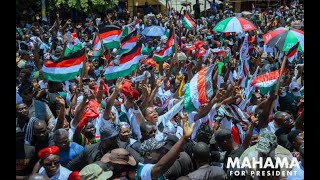 WOW WA CENTRAL WAS BOILING MASSIVELY AS JOHN DRAMANI MAHAMA CAMPAIGN TOUR LANDED IN UPPER WEST REG [upl. by Attenauq]