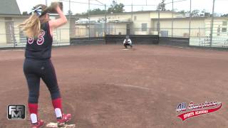 2017 Delaney Pamplin PitcherOutfield Softball Skills Video [upl. by Eikcuhc]