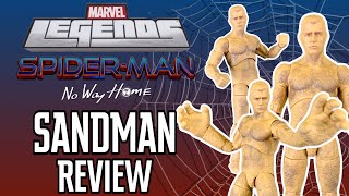 Marvel Legends SANDMAN Action Figure Review  SpiderMan No Way Home [upl. by Ainez]